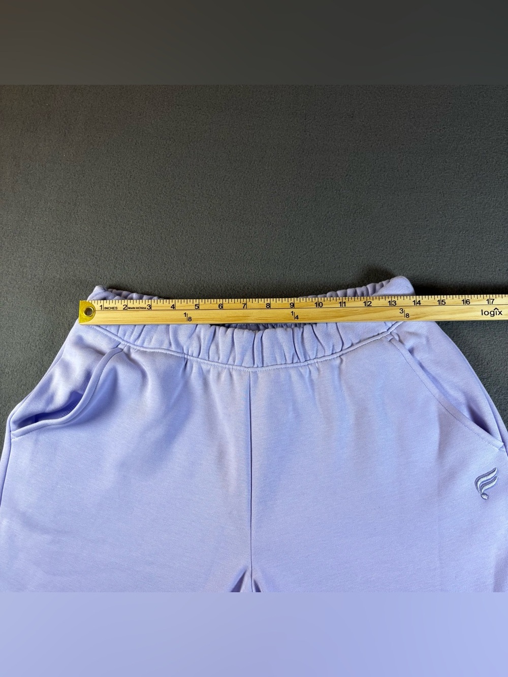 FABLETICS Cozy Fleece Wide Leg Sweatpant in Lilac- Size Small - Picture 11 of 13
